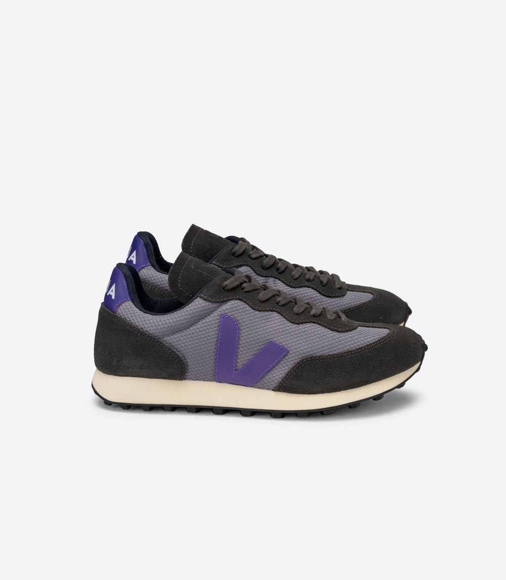 Veja Sneakers Mens - Rio Branco Alveomesh - Purple/Black - 4796DBZRL